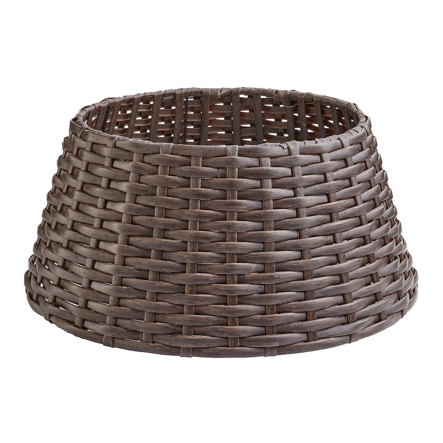 Dark Brown Circular Christmas Tree Skirt - 56cm 3 Dark Brown Circular Christmas Tree Skirt - 56cm