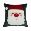 Father Christmas Cushion - Forest Green - 45x45cm 1 Father Christmas Cushion - Forest Green - 45x45cm -NON Outdoor Shop 13104862 7624880324861514