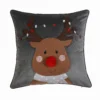 Reindeer Cushion With Pom Pom Nose - 45x45cm 1 Reindeer Cushion With Pom Pom Nose - 45x45cm -NON Outdoor Shop 13104863 1164880325024933