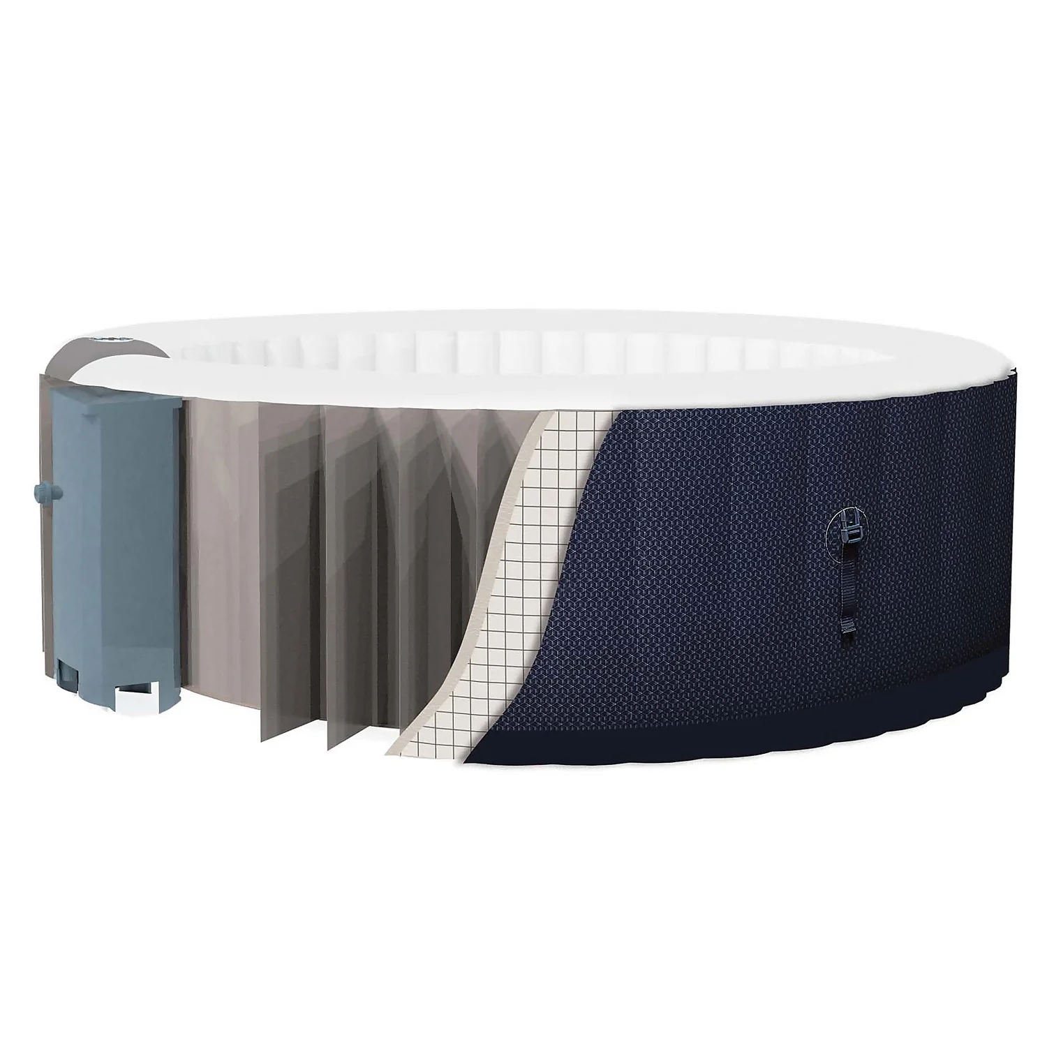 CleverSpa Lucca 6 Person Round Hot Tub 8 CleverSpa Lucca 6 Person Round Hot Tub - Image 6