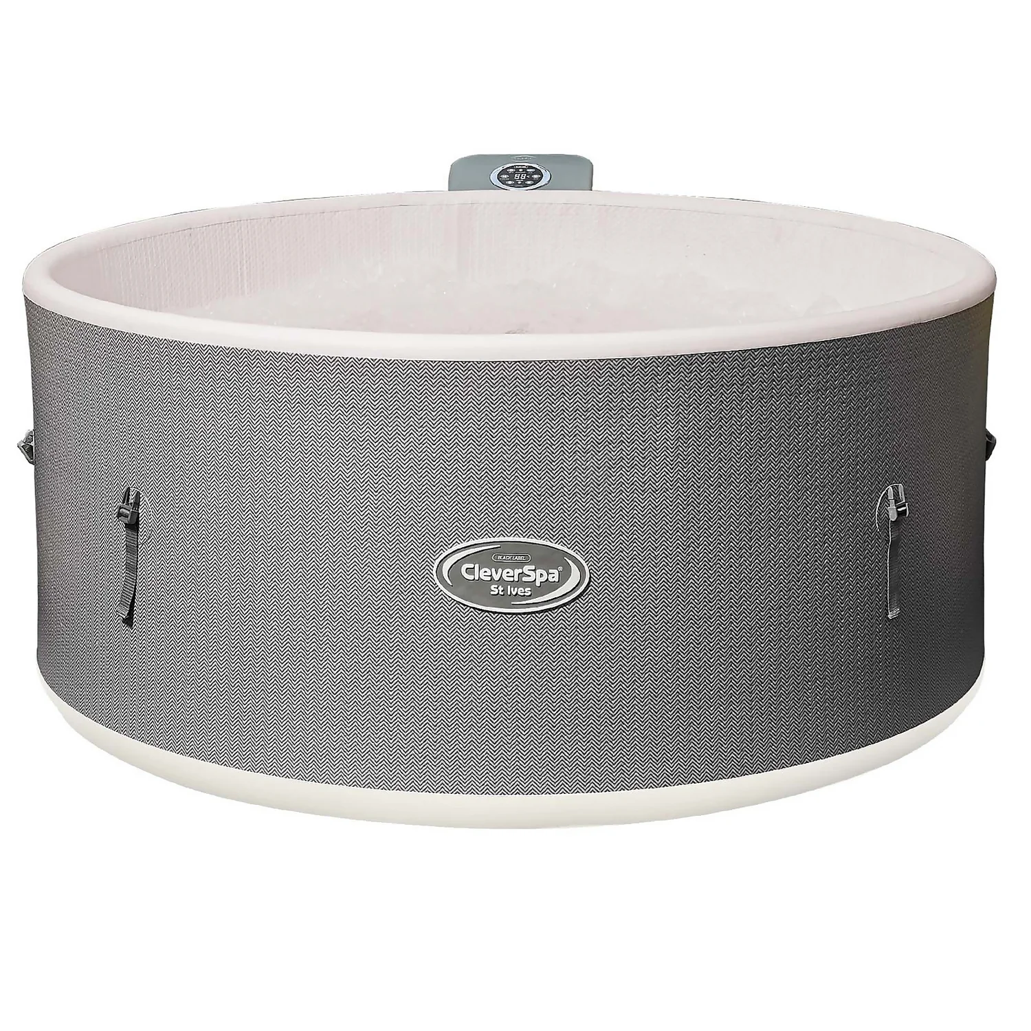 CleverSpa St Ives 5 Person Drop Stitch Hot Tub With W-Fi-enabled CleverLink App & Halo LED Light 3 CleverSpa St Ives 5 Person Drop Stitch Hot Tub With W-Fi-enabled CleverLink App & Halo LED Light