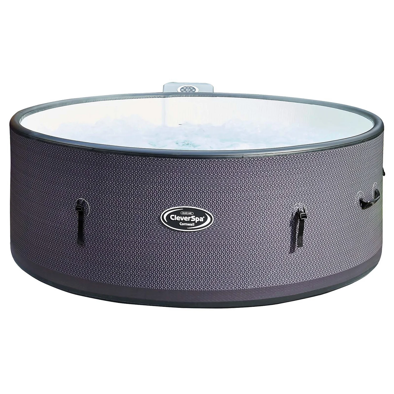 CleverSpa Cornwall 7 Person Drop Stitch Hot Tub With Wi-Fi-enabled CleverLink App & Halo LED Light 3 CleverSpa Cornwall 7 Person Drop Stitch Hot Tub With Wi-Fi-enabled CleverLink App & Halo LED Light