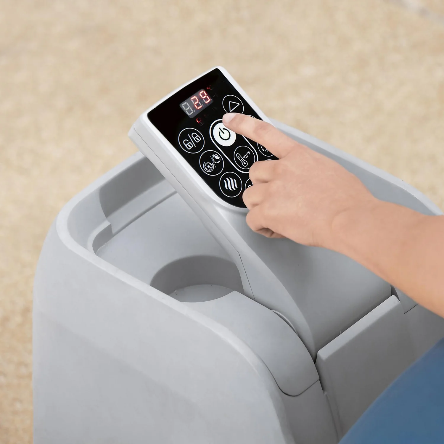 Lay-z Spa Lay-Z-Spa Milan Airjet Plus™ Hot Tub (4-6 Person) 11 Lay-z Spa Lay-Z-Spa Milan Airjet Plus™ Hot Tub (4-6 Person) - Image 9