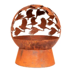 La Hacienda Oxidised Fire Globe - Rust