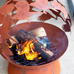 La Hacienda Oxidised Fire Globe - Rust -NON Outdoor Shop 13253014 3044929940697916