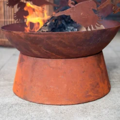 La Hacienda Oxidised Fire Globe - Rust -NON Outdoor Shop 13253014 6934929940729446