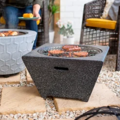 La Hacienda Pyrrhus Firepit - Black -NON Outdoor Shop 13253015 1534929938265258