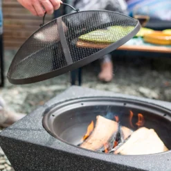 La Hacienda Pyrrhus Firepit - Black -NON Outdoor Shop 13253015 8314929938422695