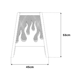 La Hacienda Vesta Fire Basket - Black 14 La Hacienda Vesta Fire Basket - Black -NON Outdoor Shop 13253016 9934929940555422