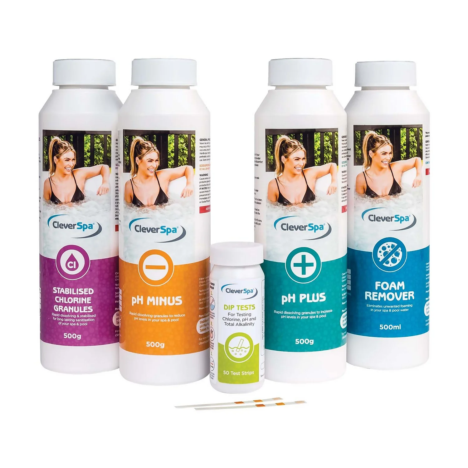 CleverSpa Universal Hot Tub Chemical Starter Kit 4 CleverSpa Universal Hot Tub Chemical Starter Kit - Image 2
