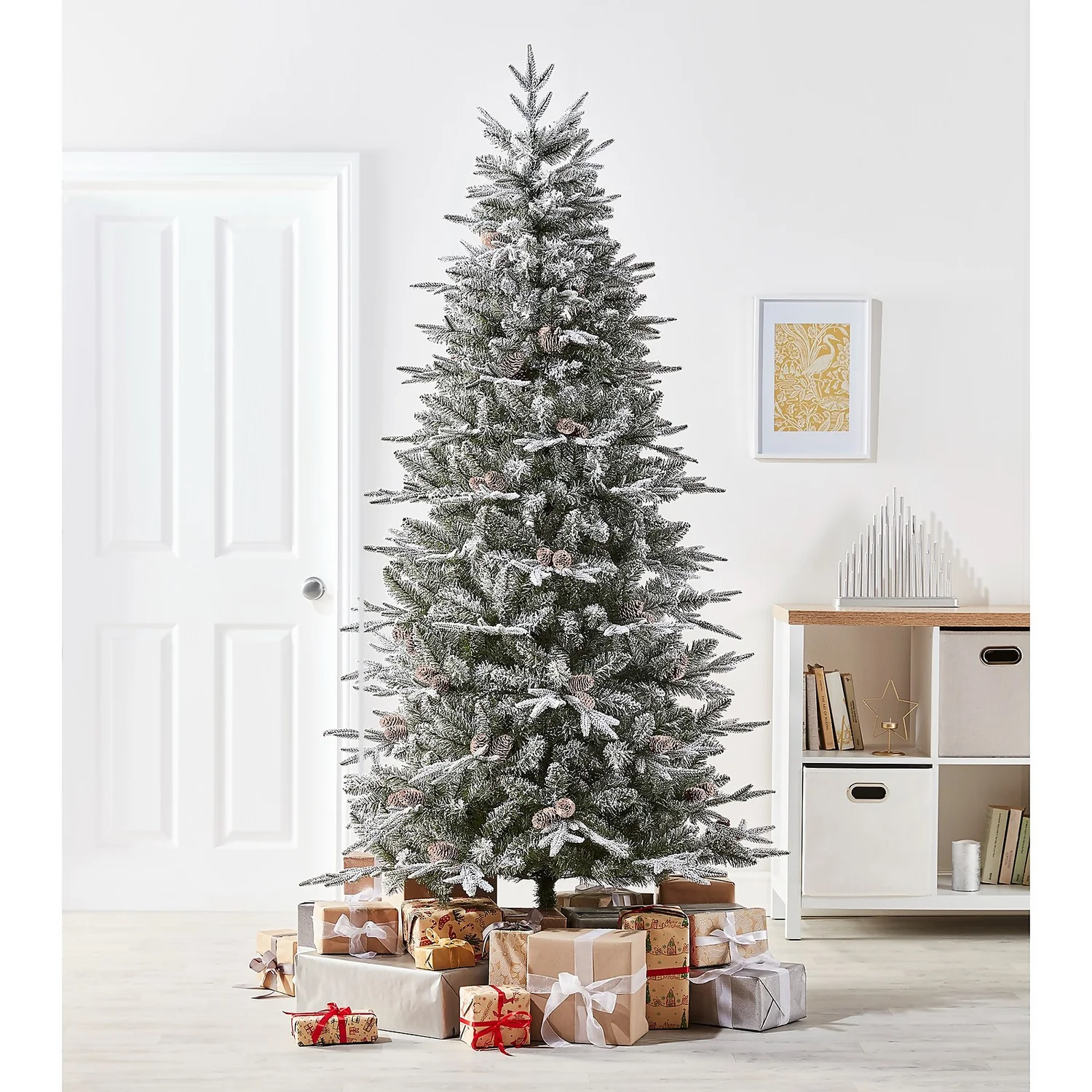 7ft Verbier Snowy Artificial Christmas Tree 4 7ft Verbier Snowy Artificial Christmas Tree - Image 2