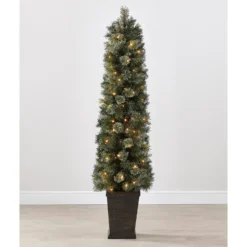 5ft Cashmere Potted Pre-lit Artificial Christmas Tree 9 5ft Cashmere Potted Pre-lit Artificial Christmas Tree -NON Outdoor Shop 13675460 1174974930974070