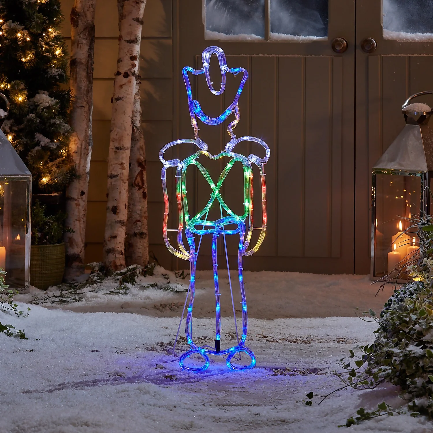 Nutcracker LED Multicolour Outdoor Christmas Rope Light - 90cm 4 Nutcracker LED Multicolour Outdoor Christmas Rope Light - 90cm - Image 2