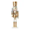 Gold Wooden Nutcracker Figure Christmas Decoration - 50cm -NON Outdoor Shop 13700341 2024984494444900