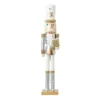 Silver Wooden Nutcracker Figure Christmas Decoration - 80cm 1 Silver Wooden Nutcracker Figure Christmas Decoration - 80cm -NON Outdoor Shop 13700345 9344984494642846