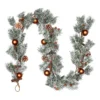 Snowy Bauble, Pinecone & Cinnamon Christmas Garland - 180cm -NON Outdoor Shop 13700354 6904984276200318