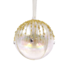 Gold Jewel Top Glass Christmas Tree Bauble - 90mm 1 Gold Jewel Top Glass Christmas Tree Bauble - 90mm -NON Outdoor Shop 13700355 4044984497360237