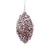 Pink Beaded Pearl Teardrop Christmas Tree Bauble - 80mm 1 Pink Beaded Pearl Teardrop Christmas Tree Bauble - 80mm -NON Outdoor Shop 13700360 1914984497535023