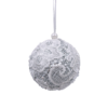 Silver Lace Christmas Tree Bauble - 100mm 2 Silver Lace Christmas Tree Bauble - 100mm -NON Outdoor Shop 13700362 8284984313346318