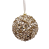 Gold Sequin Bauble Christmas Tree Bauble - 100mm 1 Gold Sequin Bauble Christmas Tree Bauble - 100mm -NON Outdoor Shop 13700366 2124984497361779