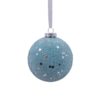 Duck Egg Beaded Shatterproof Christmas Tree Bauble - 90mm 2 Duck Egg Beaded Shatterproof Christmas Tree Bauble - 90mm -NON Outdoor Shop 13700378 3594984497288618