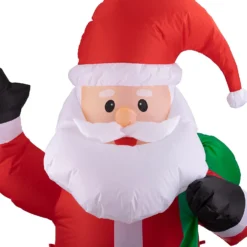 6ft Santa With Sack Christmas Inflatable 13 6ft Santa With Sack Christmas Inflatable -NON Outdoor Shop 13700643 3914966107828183