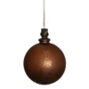 Mottled Copper Glass Christmas Tree Bauble - 90mm 2 Mottled Copper Glass Christmas Tree Bauble - 90mm -NON Outdoor Shop 13711108 1594985909373447