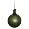 Mottled Green Glass Christmas Tree Bauble - 90mm -NON Outdoor Shop 13711109 6814985908925517