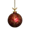 Red Forest Stag Glass Christmas Tree Bauble - 90mm 1 Red Forest Stag Glass Christmas Tree Bauble - 90mm -NON Outdoor Shop 13711118 4714985909095893