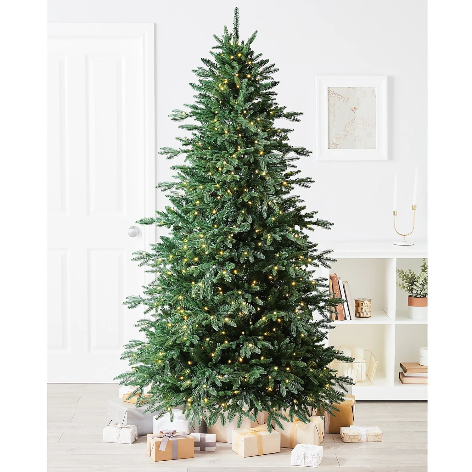 7ft Basel Spruce Premium Pre-lit Artificial Christmas Tree 4 7ft Basel Spruce Premium Pre-lit Artificial Christmas Tree - Image 2
