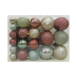 Elegance Shatterproof Christmas Tree Decorations - Pack Of 60 5 Elegance Shatterproof Christmas Tree Decorations - Pack Of 60 -NON Outdoor Shop 13714938 5424984562899935