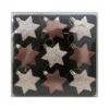 Elegance Stars Christmas Tree Decorations - Pack Of 9 -NON Outdoor Shop 13714944 1934984562779611