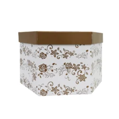 Gold & White Decoupage Tree Decoration Bauble Pack -NON Outdoor Shop 13714949 2064986367535076