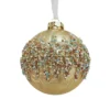 Gold Deco Jewels Glass Christmas Tree Bauble - 90mm 1 Gold Deco Jewels Glass Christmas Tree Bauble - 90mm -NON Outdoor Shop 13715877 1124984563111867