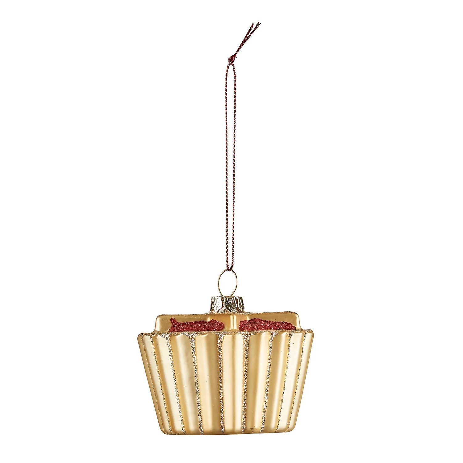 Festive Food Glass Christmas Tree Decoration Set - Pack Of 3 5 Festive Food Glass Christmas Tree Decoration Set - Pack Of 3 - Image 3