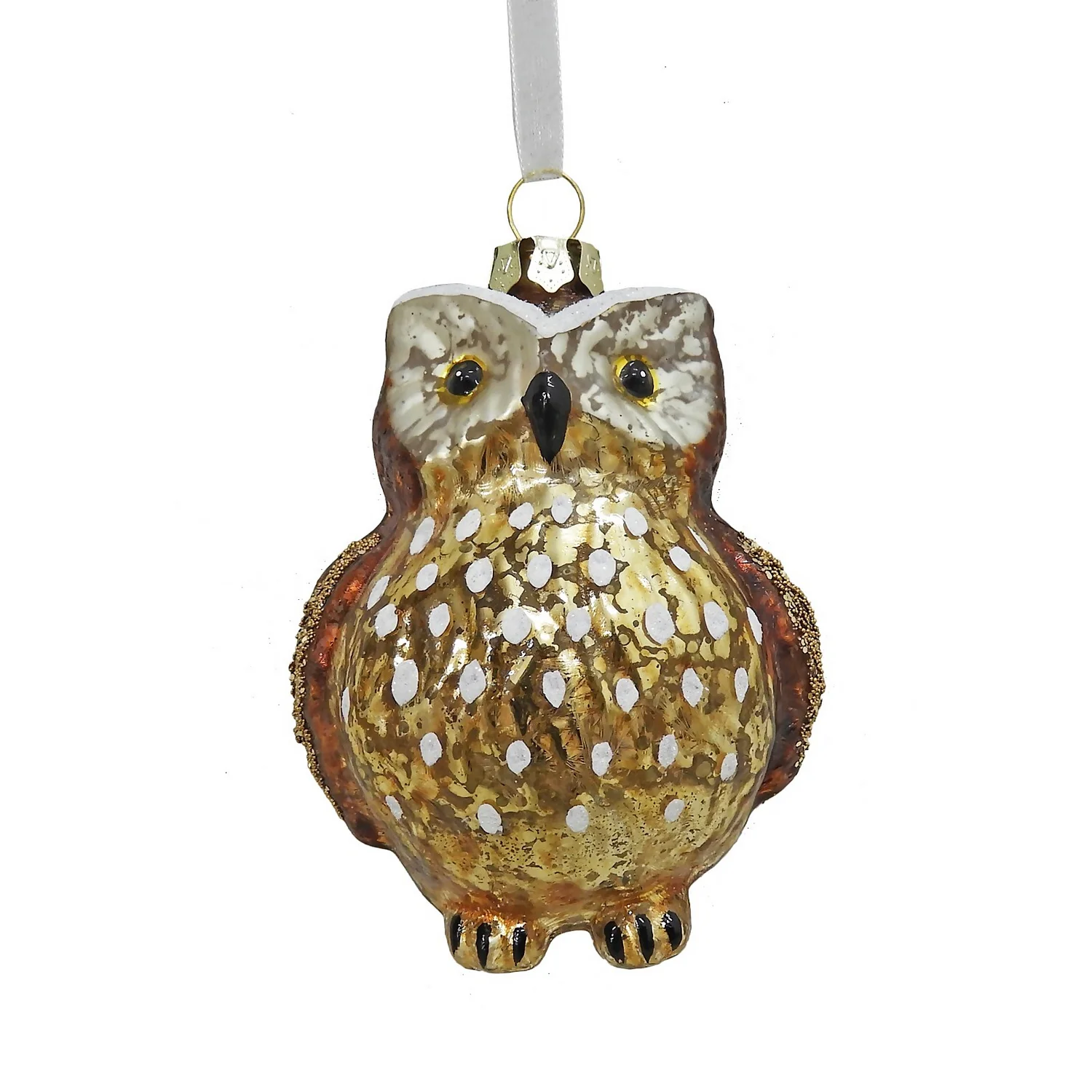 Glass Owl Christmas Tree Decoration 3 Glass Owl Christmas Tree Decoration