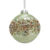 Green Deco Jewels Glass Christmas Tree Bauble - 90mm 1 Green Deco Jewels Glass Christmas Tree Bauble - 90mm -NON Outdoor Shop 13715884 1484984563119043
