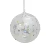 Jewels Clear Glass Christmas Tree Bauble - 100mm 2 Jewels Clear Glass Christmas Tree Bauble - 100mm -NON Outdoor Shop 13715887 2114984563085596
