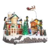Christmas Village With Rotating Tree LED Christmas Decoration 2 Christmas Village With Rotating Tree LED Christmas Decoration -NON Outdoor Shop 13721410 4874984572889950
