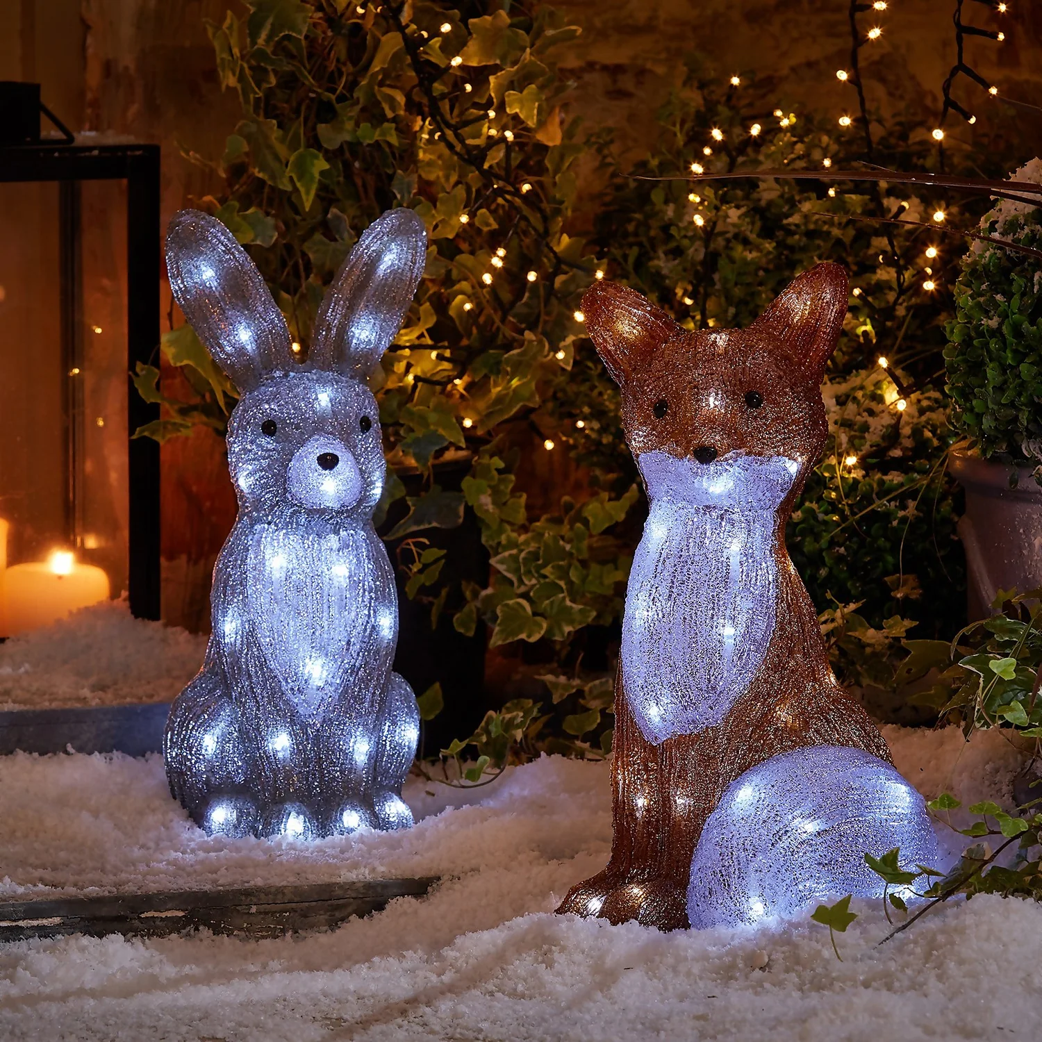 Acrylic 3D LED Hare Outdoor Christmas Light 4 Acrylic 3D LED Hare Outdoor Christmas Light - Image 2