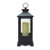 Black Christmas Lantern With LED Candle 2 Black Christmas Lantern With LED Candle -NON Outdoor Shop 13733834 1634989490906083