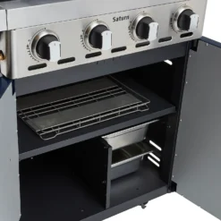 Outback Saturn Pro 4 Burner Gas BBQ - Blue 17 Outback Saturn Pro 4 Burner Gas BBQ - Blue -NON Outdoor Shop 13950666 1915022386917482