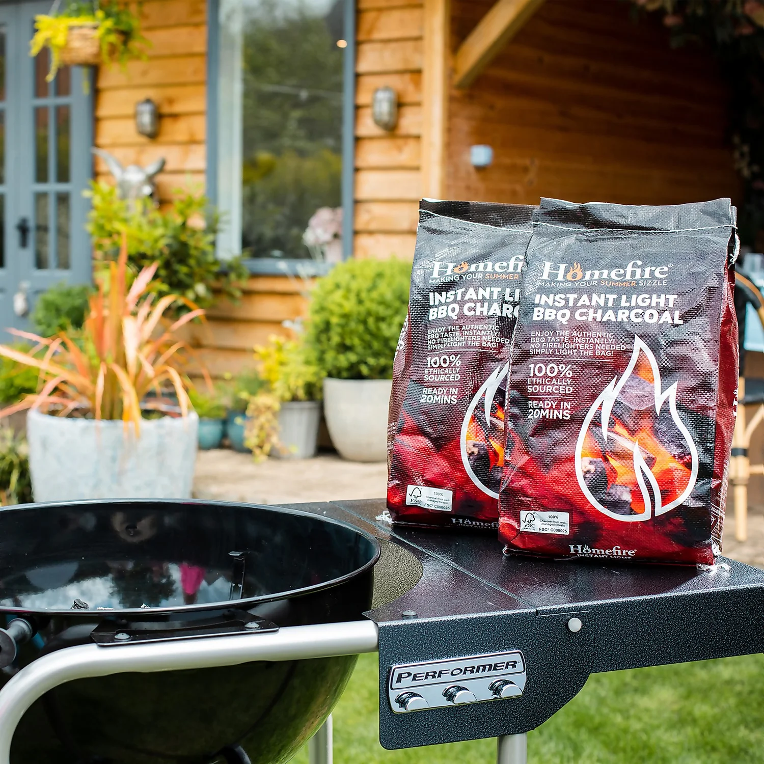 Homefire 2 Pack Instant Light Charcoal Bags 4 Homefire 2 Pack Instant Light Charcoal Bags - Image 2